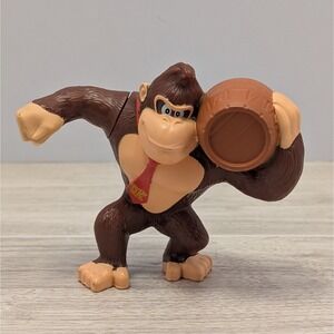 Donkey Kong McDonald's 2022 Happy Meal Toy Nintendo Super Mario Barrel Figure